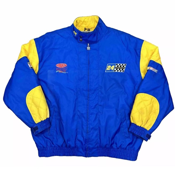 Vintage Y2K Nutmeg Jeff Gordon Nascar Racing Jacket Insulated Full Zip Men’s XXL - Picture 1 of 16
